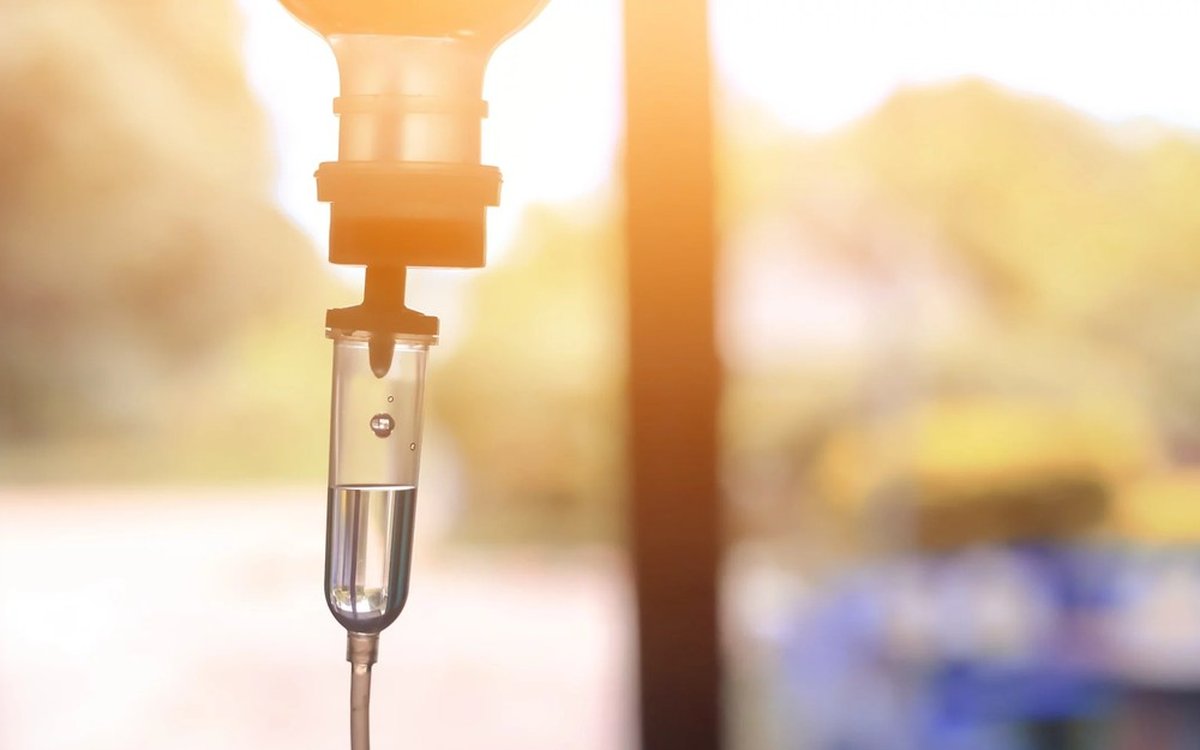 IV therapy infusion at Tri-Health Wellness Centre